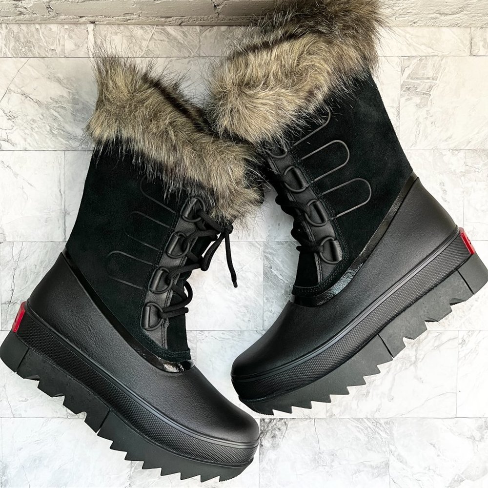 NEW SOREL Joan of Arctic Next Faux Fur Waterproof Snow Boots - Picture 4 of 8